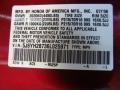 R525P: Tango Red Pearl 2006 Honda Element EX-P AWD Color Code