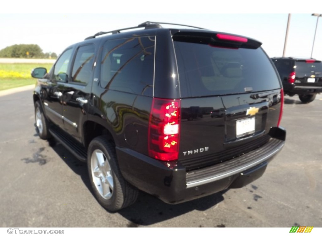 2013 Tahoe LTZ 4x4 - Black / Light Cashmere/Dark Cashmere photo #7