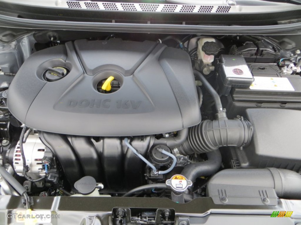 2013 Elantra Limited - Harbor Gray Metallic / Black photo #16