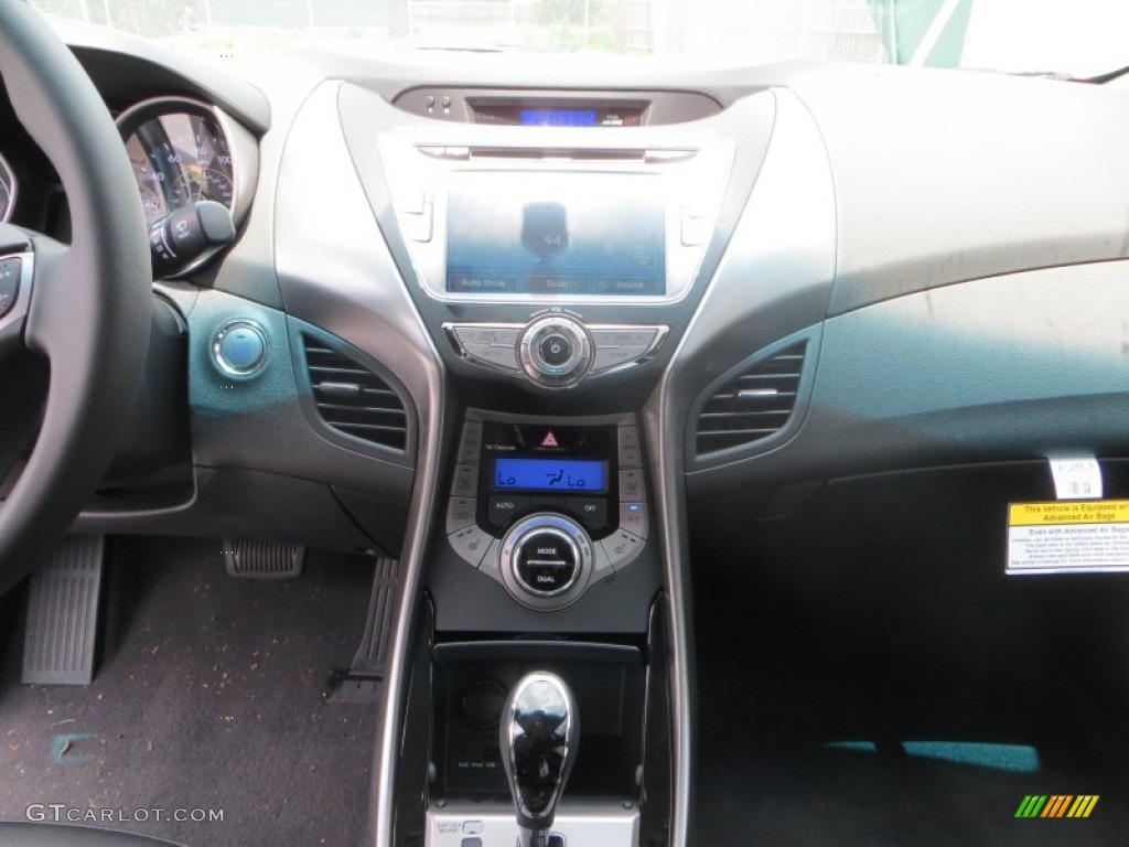 2013 Elantra Limited - Harbor Gray Metallic / Black photo #25