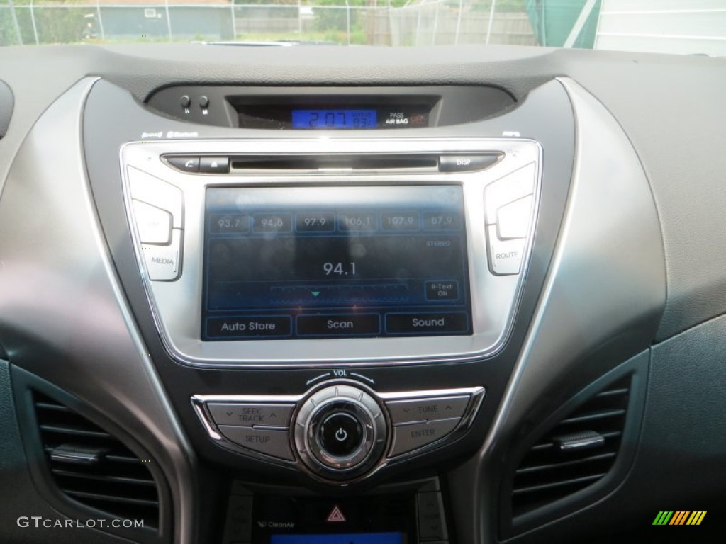 2013 Elantra Limited - Harbor Gray Metallic / Black photo #26
