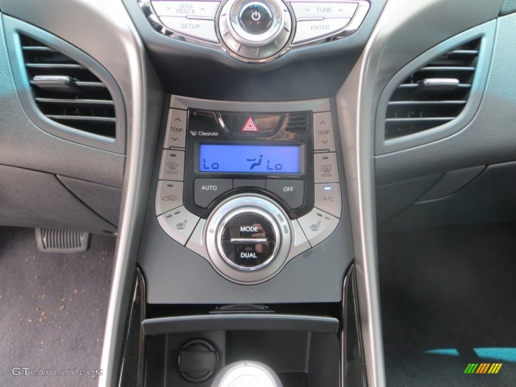 2013 Elantra Limited - Harbor Gray Metallic / Black photo #27