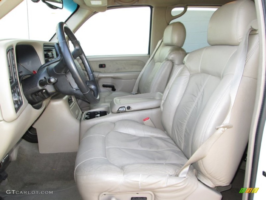 Tan Interior 2002 Chevrolet Silverado 2500 LS Crew Cab 4x4 Photo #80494319