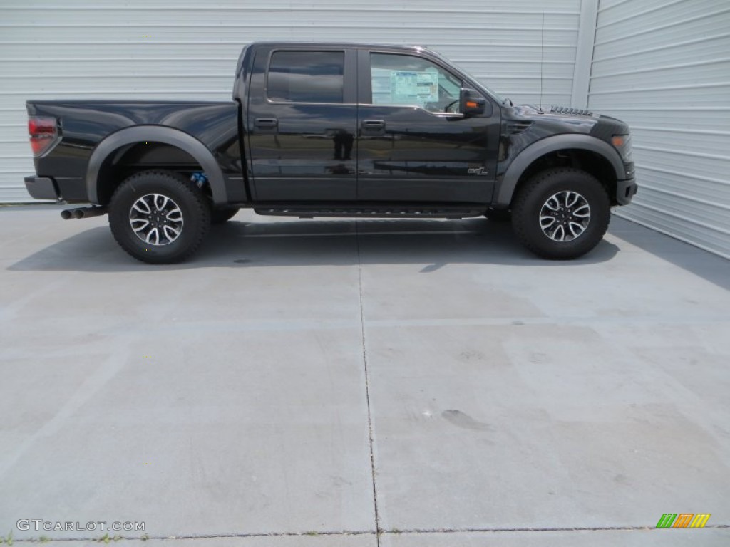 Tuxedo Black Metallic 2013 Ford F150 SVT Raptor SuperCrew 4x4 Exterior Photo #80494459