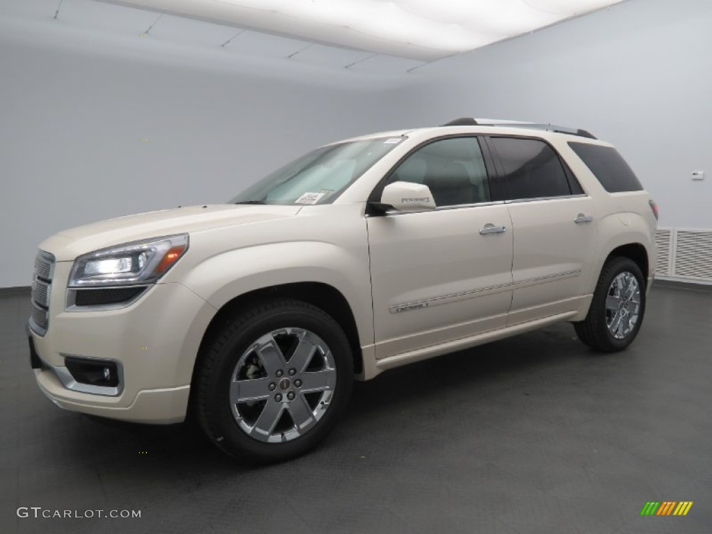 2013 Acadia Denali - White Diamond Tricoat / Dark Cashmere photo #1