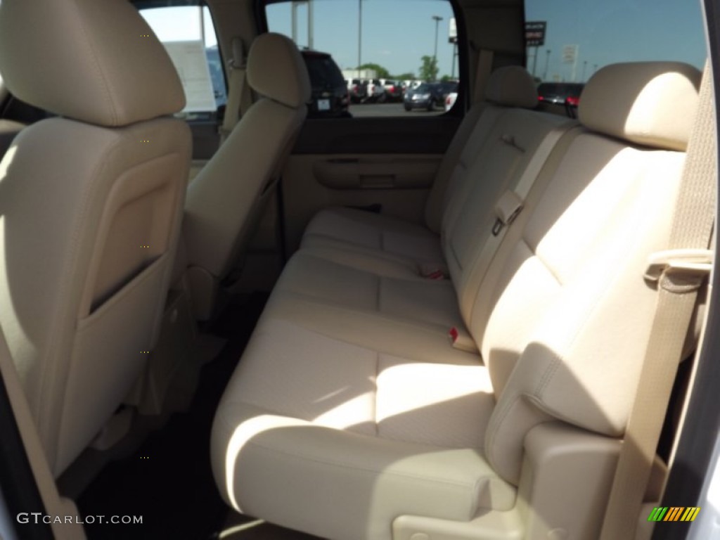 2013 Sierra 1500 SLE Crew Cab 4x4 - Summit White / Very Dark Cashmere/Light Cashmere photo #14