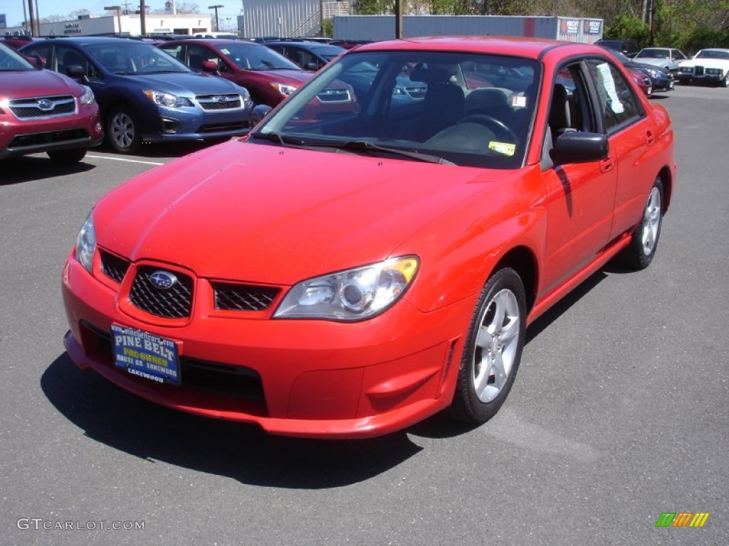 2006 Impreza 2.5i Sedan - San Remo Red / Anthracite Black photo #1