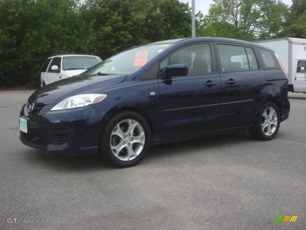 2009 MAZDA5 Sport - Stormy Blue Mica / Black photo #2