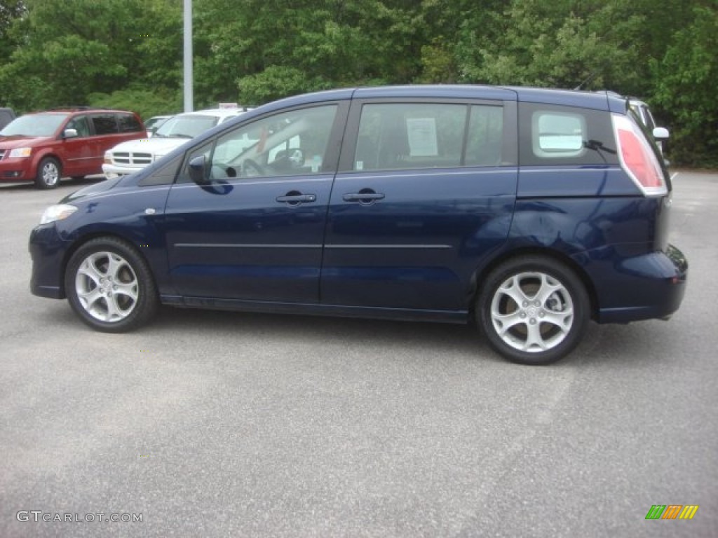2009 MAZDA5 Sport - Stormy Blue Mica / Black photo #3
