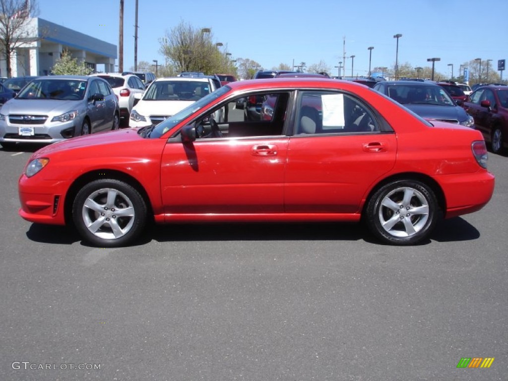 San Remo Red 2006 Subaru Impreza 2.5i Sedan Exterior Photo #80495957