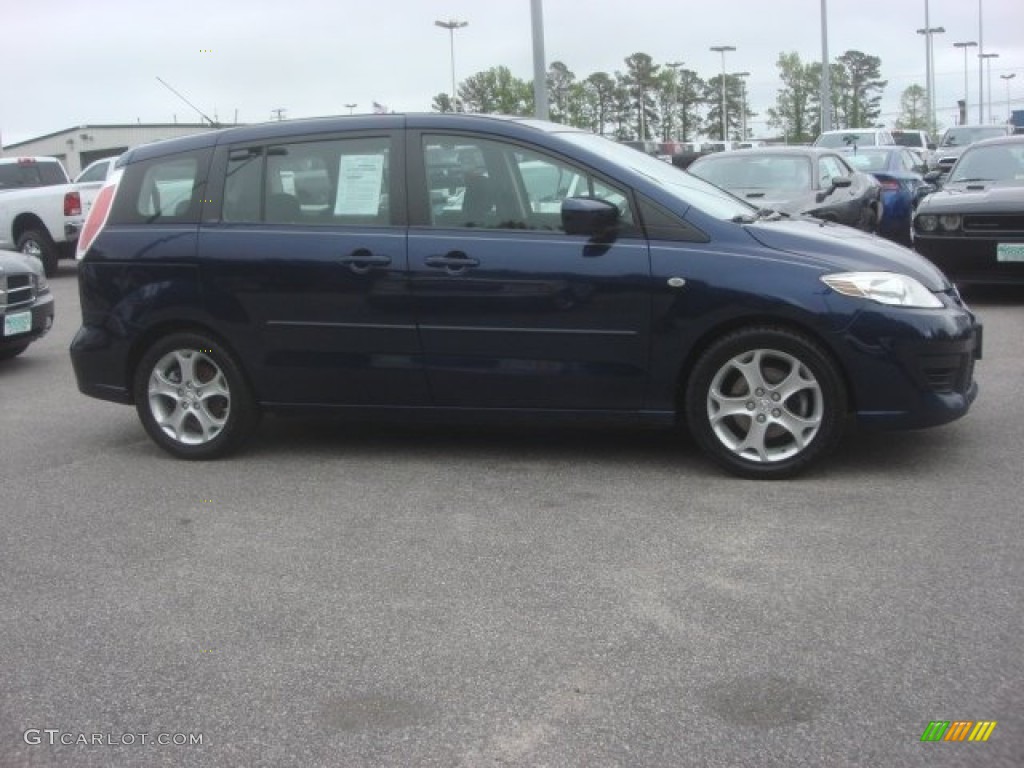 2009 MAZDA5 Sport - Stormy Blue Mica / Black photo #5