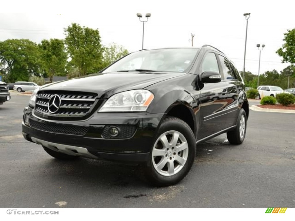 Black 2007 Mercedes-Benz ML 350 4Matic Exterior Photo #80496007
