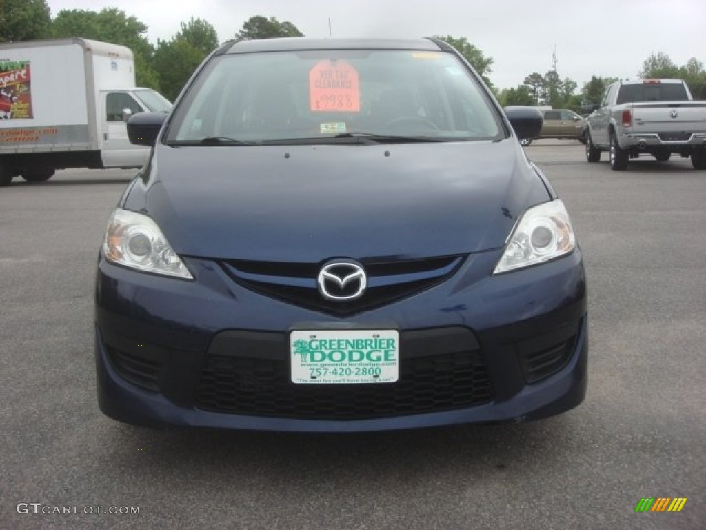 2009 MAZDA5 Sport - Stormy Blue Mica / Black photo #7