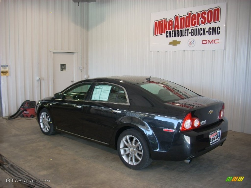 2008 Malibu LTZ Sedan - Black Granite Metallic / Cocoa/Cashmere Beige photo #3