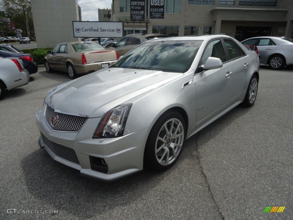 Radiant Silver Metallic 2011 Cadillac CTS -V Sedan Exterior Photo #80497210
