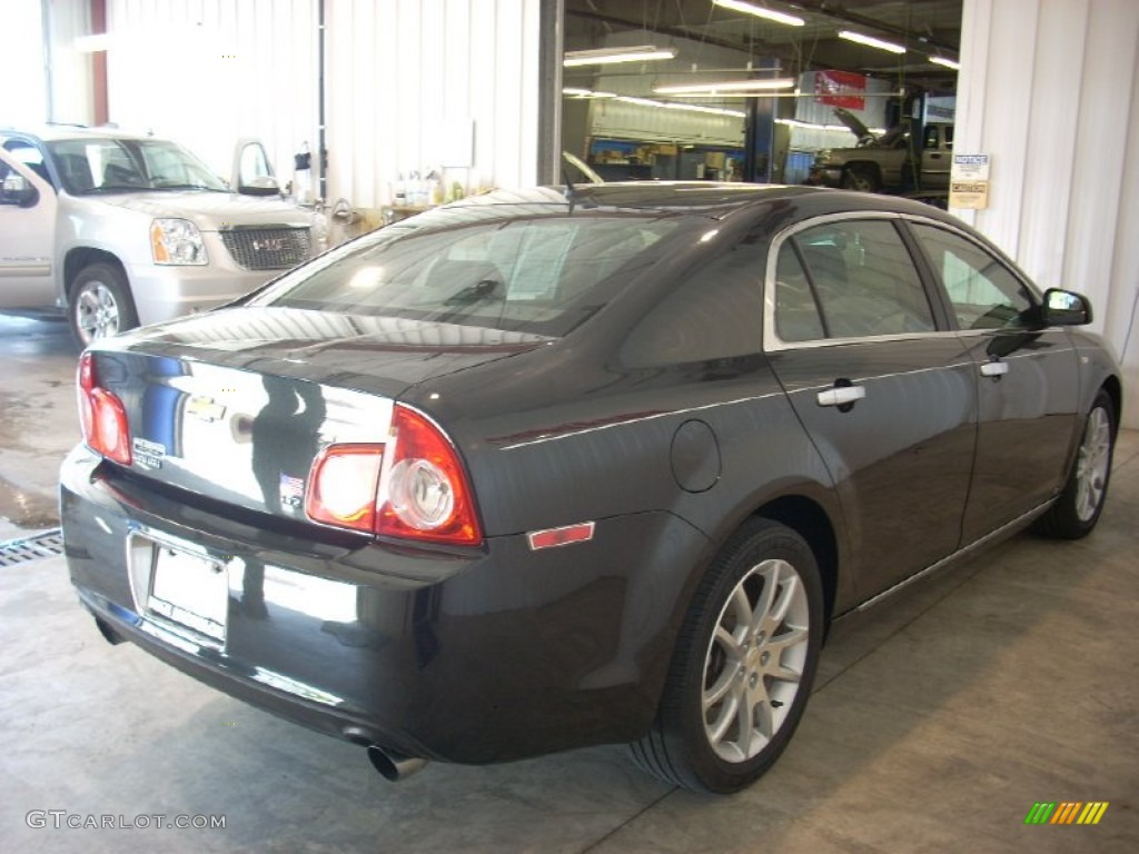 2008 Malibu LTZ Sedan - Black Granite Metallic / Cocoa/Cashmere Beige photo #15