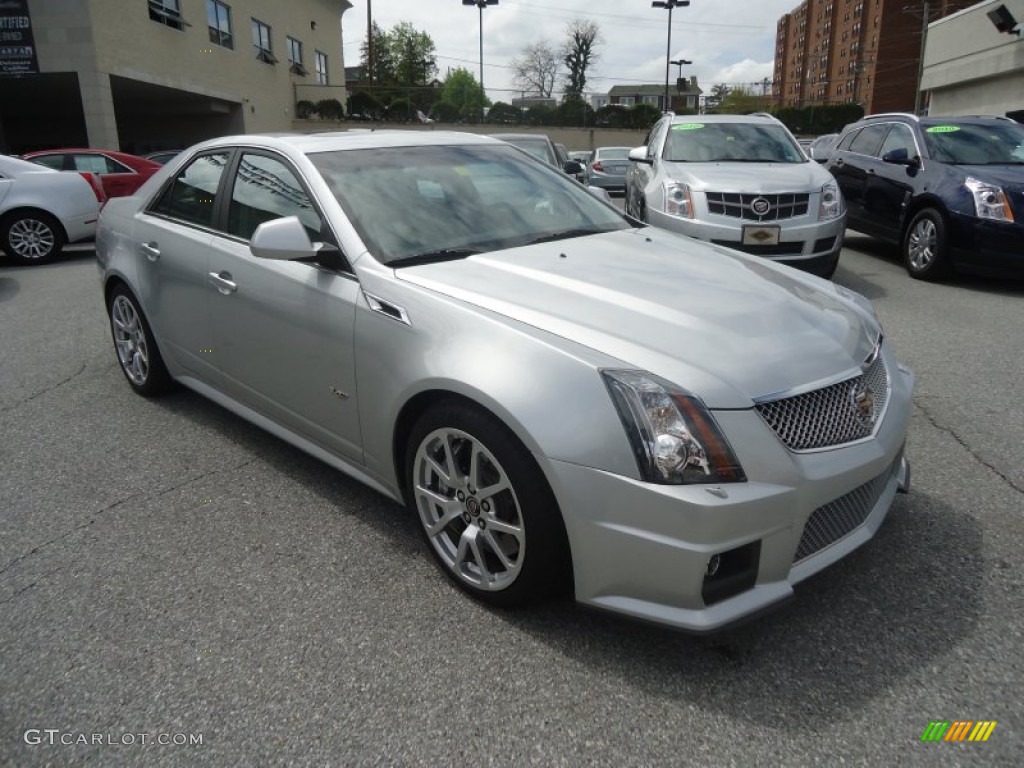 Radiant Silver Metallic 2011 Cadillac CTS -V Sedan Exterior Photo #80497260