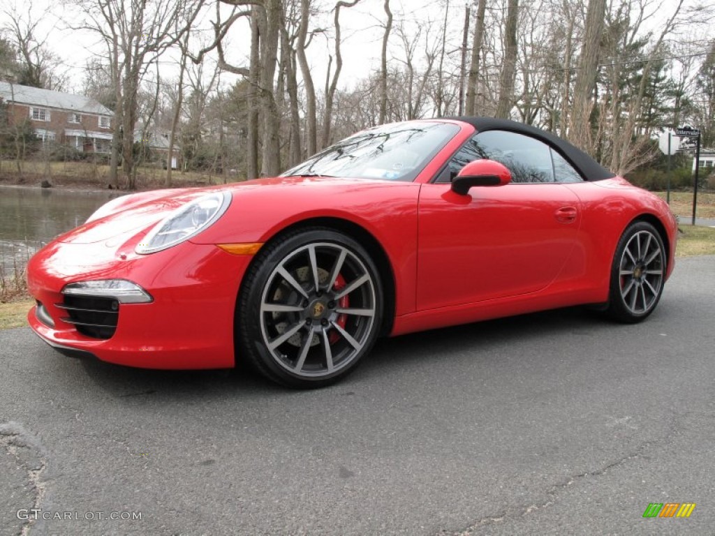2012 911 Carrera S Cabriolet - Guards Red / Black photo #1