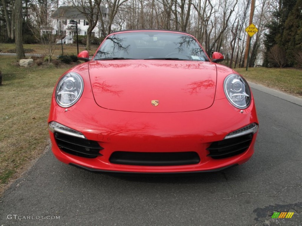 2012 911 Carrera S Cabriolet - Guards Red / Black photo #2