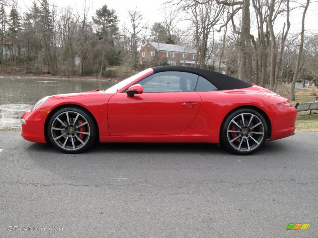 Guards Red 2012 Porsche 911 Carrera S Cabriolet Exterior Photo #80497404