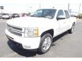 2013 White Diamond Tricoat Chevrolet Silverado 1500 LTZ Crew Cab 4x4  photo #1