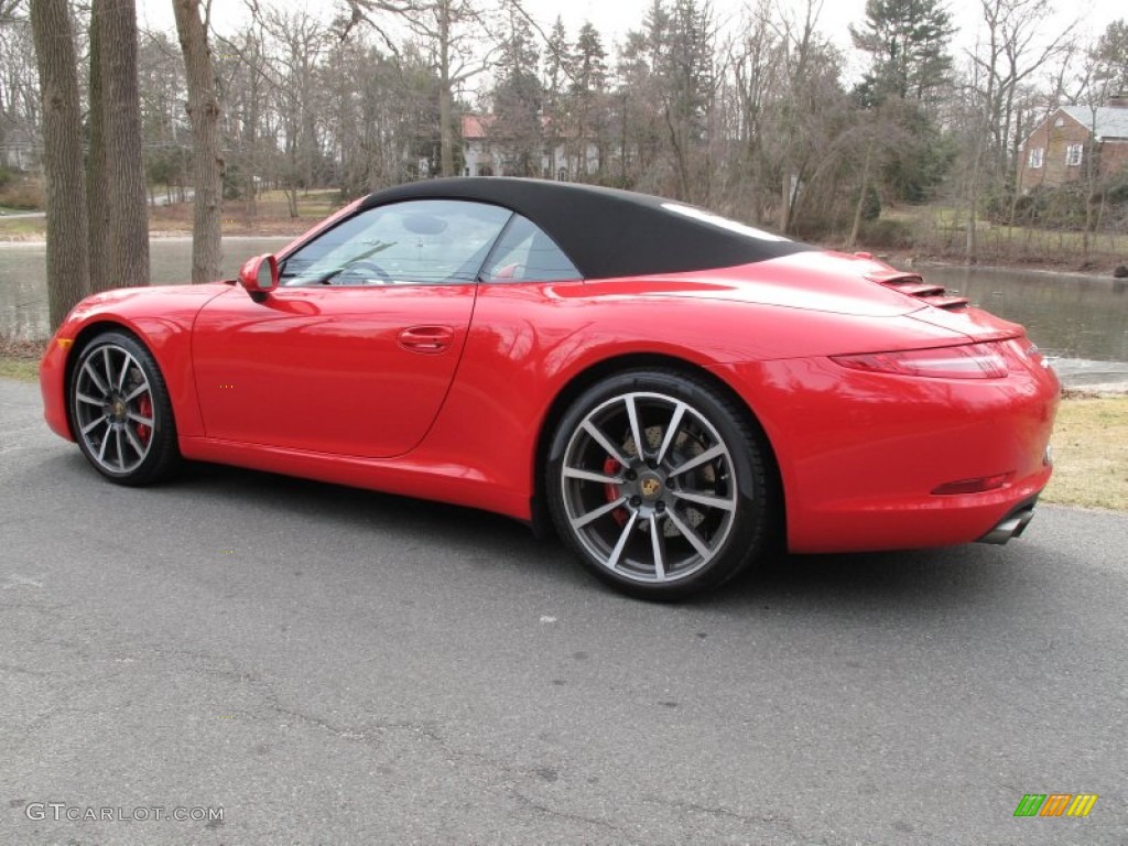 2012 911 Carrera S Cabriolet - Guards Red / Black photo #4