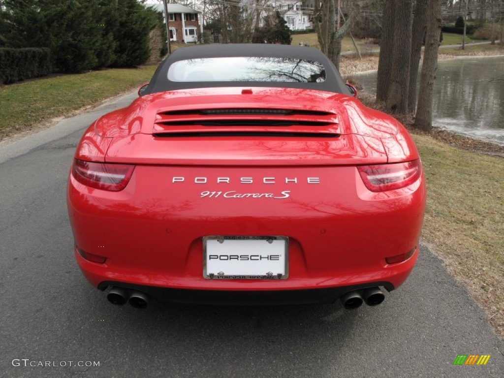 2012 911 Carrera S Cabriolet - Guards Red / Black photo #5