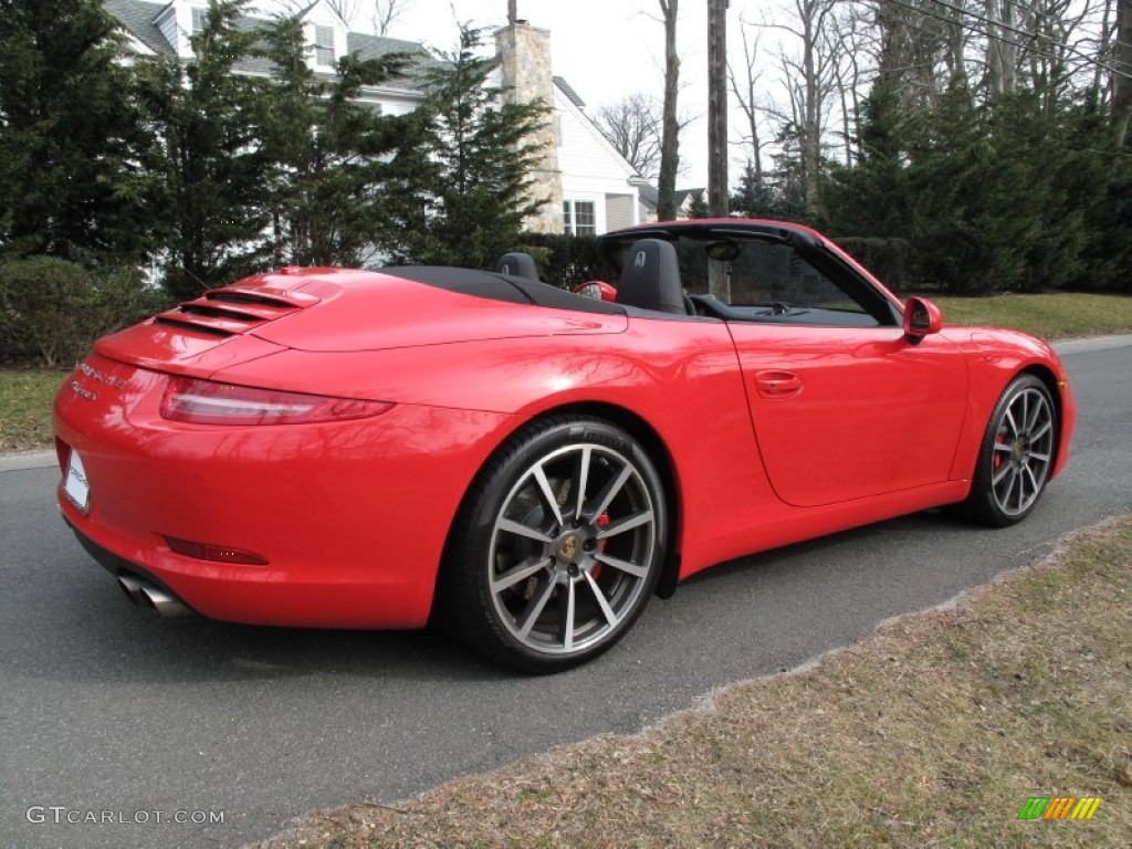2012 911 Carrera S Cabriolet - Guards Red / Black photo #6