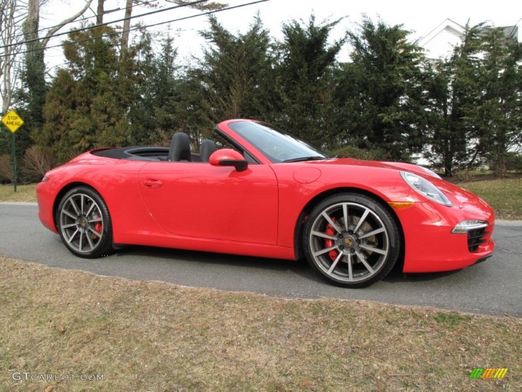 2012 911 Carrera S Cabriolet - Guards Red / Black photo #8