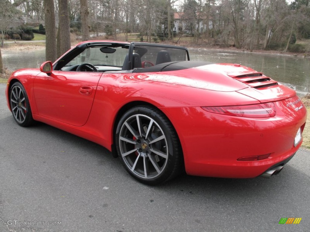 2012 911 Carrera S Cabriolet - Guards Red / Black photo #10