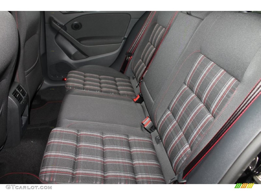 2013 GTI 4 Door Autobahn Edition - Deep Black Pearl Metallic / Interlagos Plaid Cloth photo #28