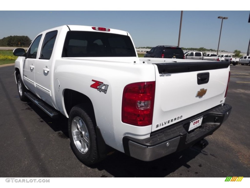 2013 Silverado 1500 LTZ Crew Cab 4x4 - Summit White / Light Cashmere/Dark Cashmere photo #7