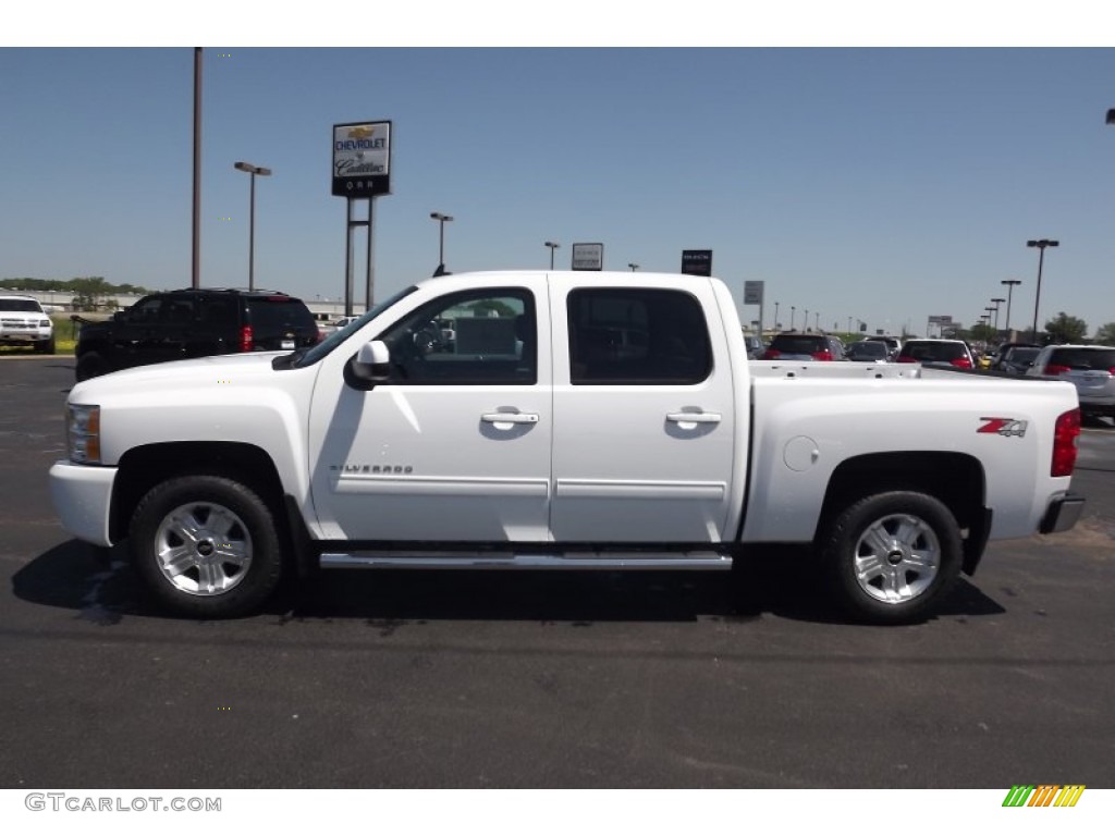 2013 Silverado 1500 LTZ Crew Cab 4x4 - Summit White / Light Cashmere/Dark Cashmere photo #8