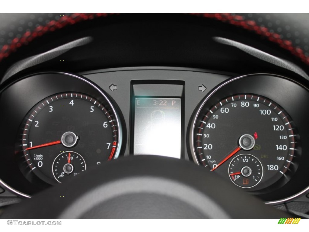 2013 Volkswagen GTI 4 Door Gauges Photo #80499668