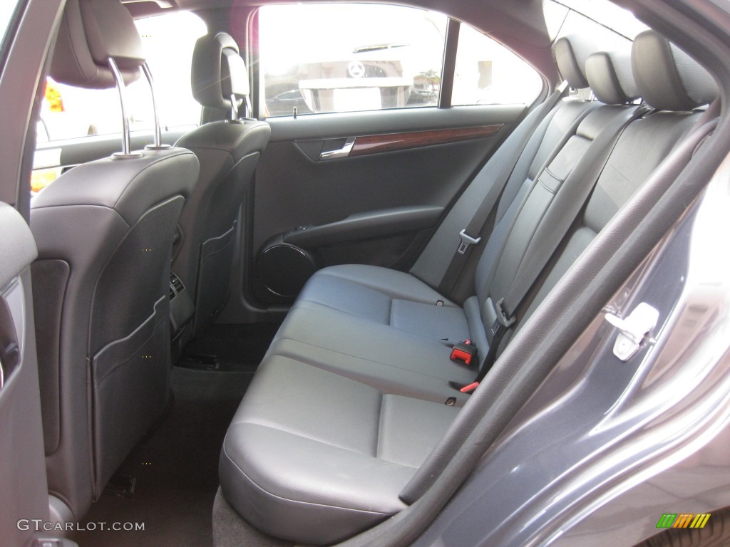 Black Interior 2010 Mercedes-Benz C 300 Sport Photo #80499876