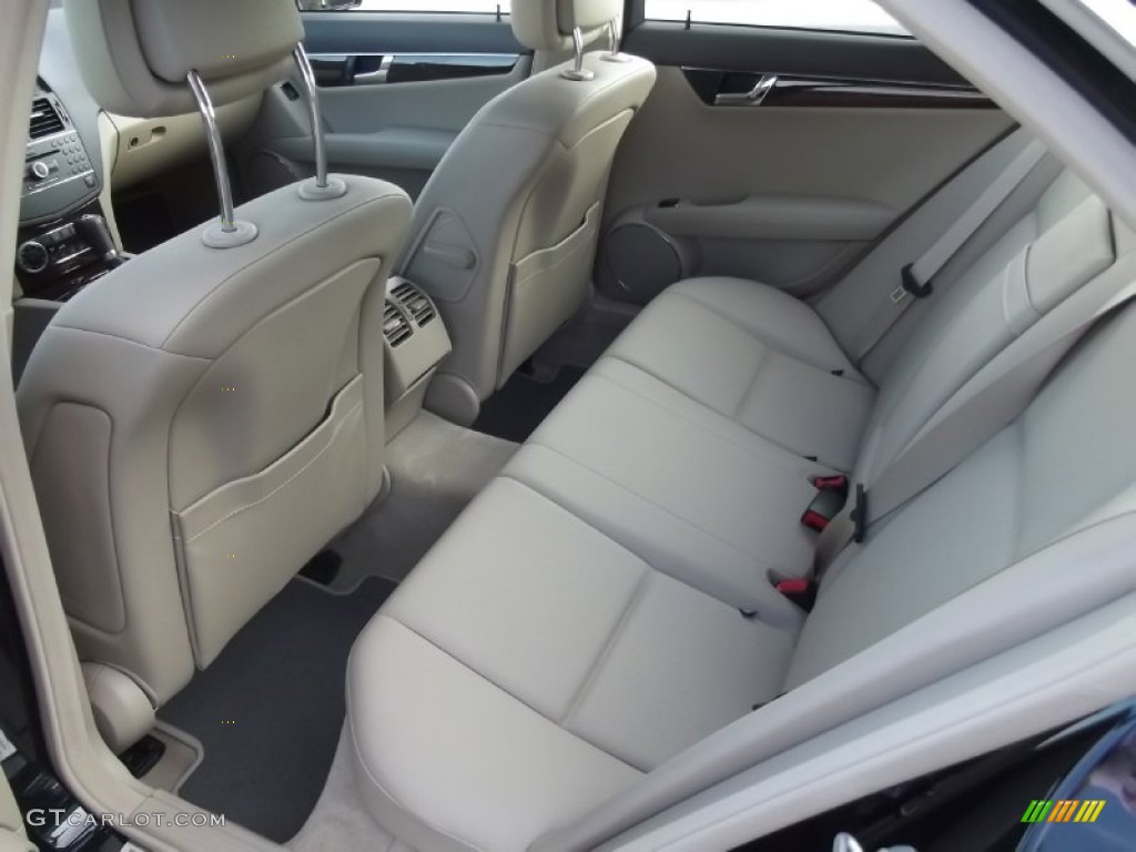 2010 Mercedes-Benz C 300 Sport 4Matic Rear Seat Photo #80500224
