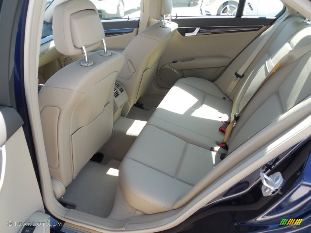 2013 Mercedes-Benz C 250 Sport Rear Seat Photo #80501908