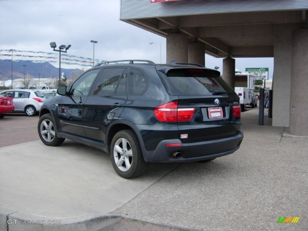 2007 X5 3.0si - Deep Green Metallic / Sand Beige photo #11