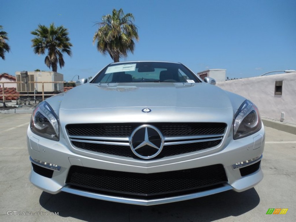 Iridium Silver Metallic 2013 Mercedes-Benz SL 63 AMG Roadster Exterior Photo #80502040
