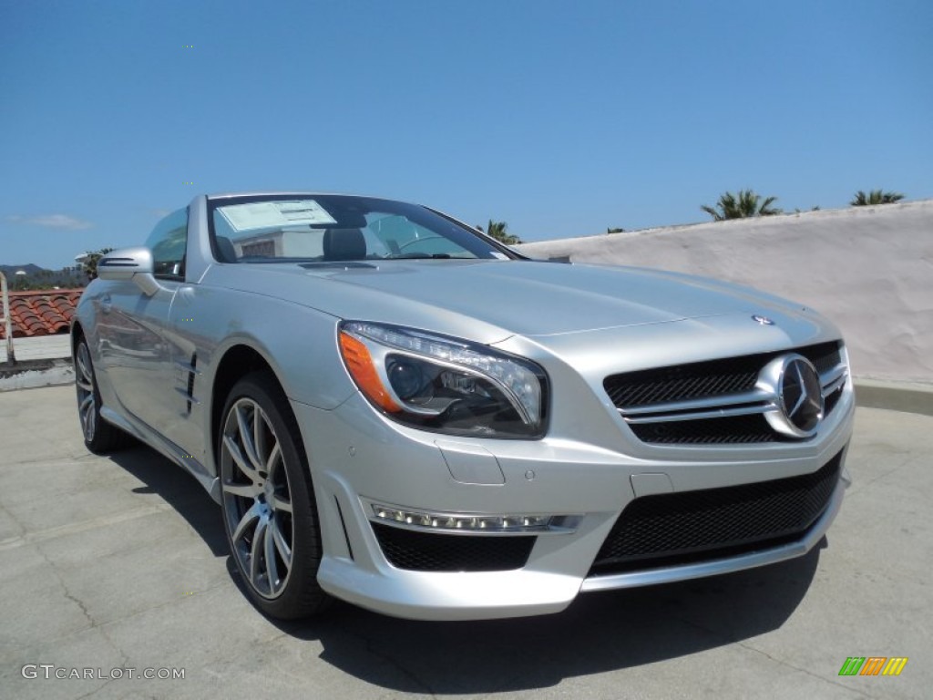 Iridium Silver Metallic 2013 Mercedes-Benz SL 63 AMG Roadster Exterior Photo #80502147