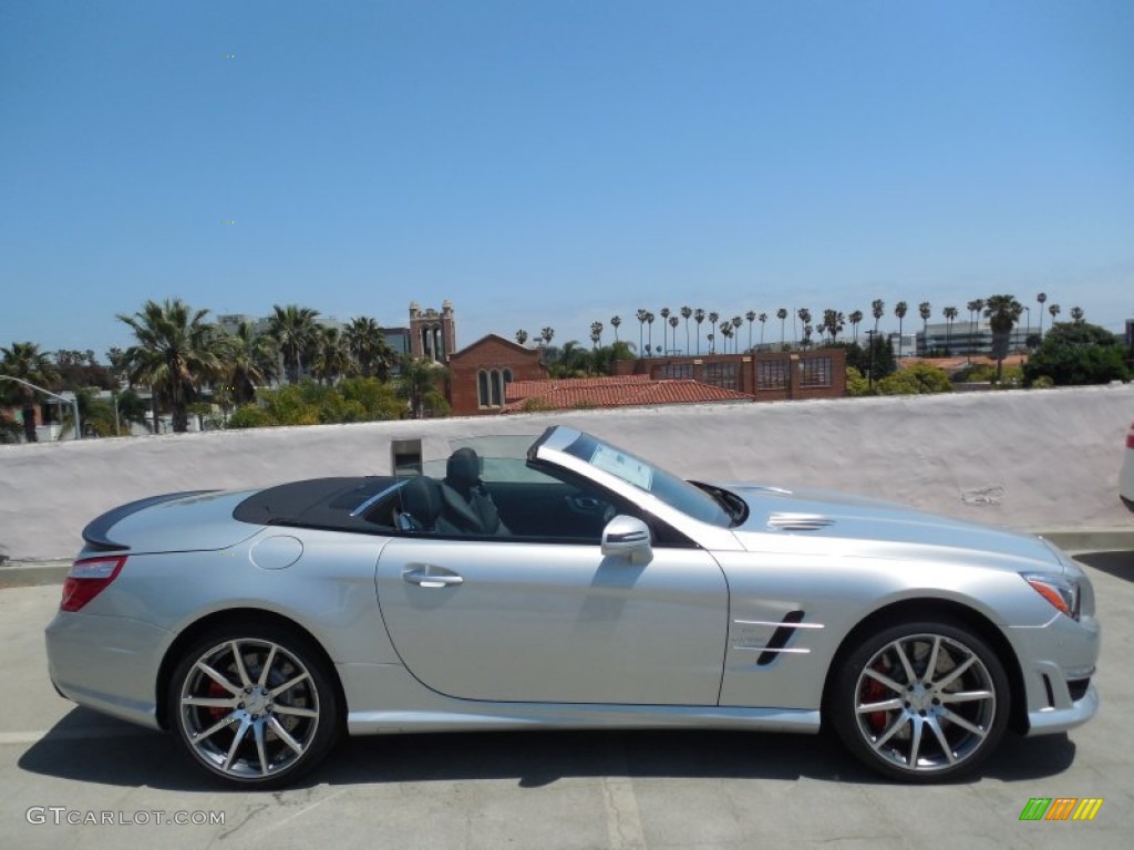 Iridium Silver Metallic 2013 Mercedes-Benz SL 63 AMG Roadster Exterior Photo #80502174