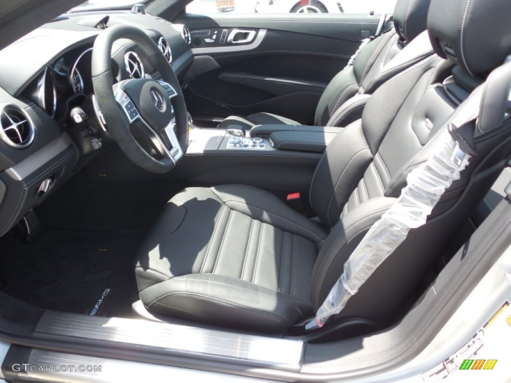 AMG Black Interior 2013 Mercedes-Benz SL 63 AMG Roadster Photo #80502228