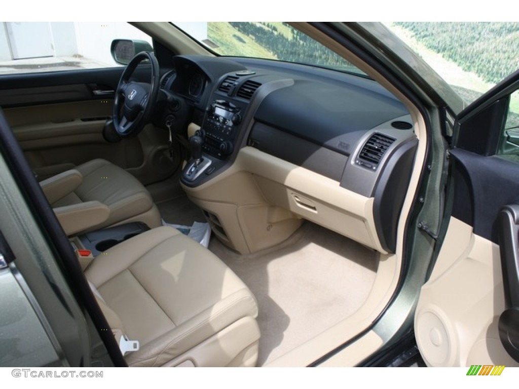 2008 CR-V EX-L 4WD - Green Tea Metallic / Ivory photo #15