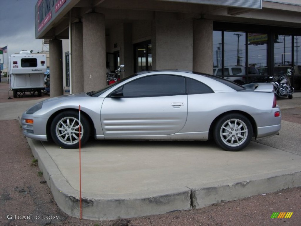 Sterling Silver Metallic 2000 Mitsubishi Eclipse GS Coupe Exterior Photo #80502679