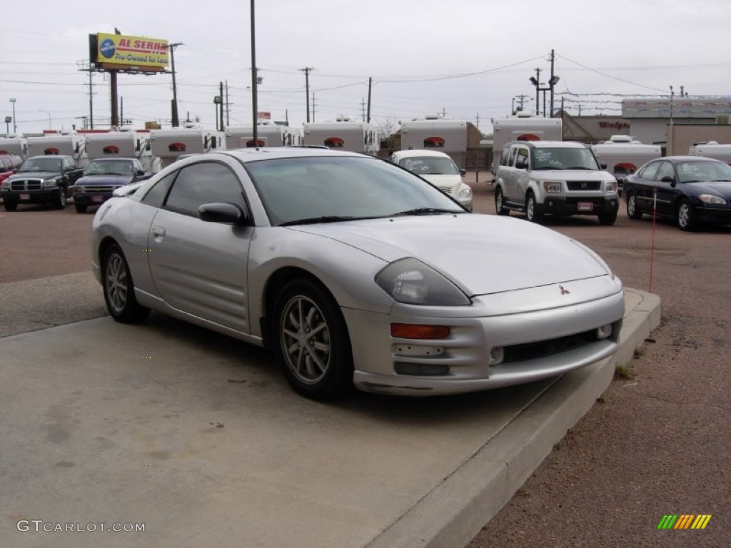 Sterling Silver Metallic 2000 Mitsubishi Eclipse GS Coupe Exterior Photo #80502798