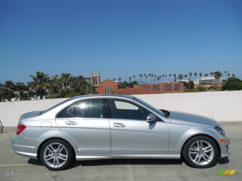 Iridium Silver Metallic 2013 Mercedes-Benz C 250 Sport Exterior Photo #80502841