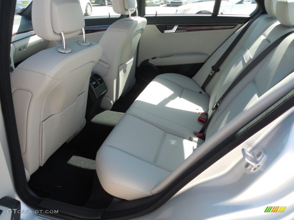 Ash/Black Interior 2013 Mercedes-Benz C 250 Sport Photo #80502973