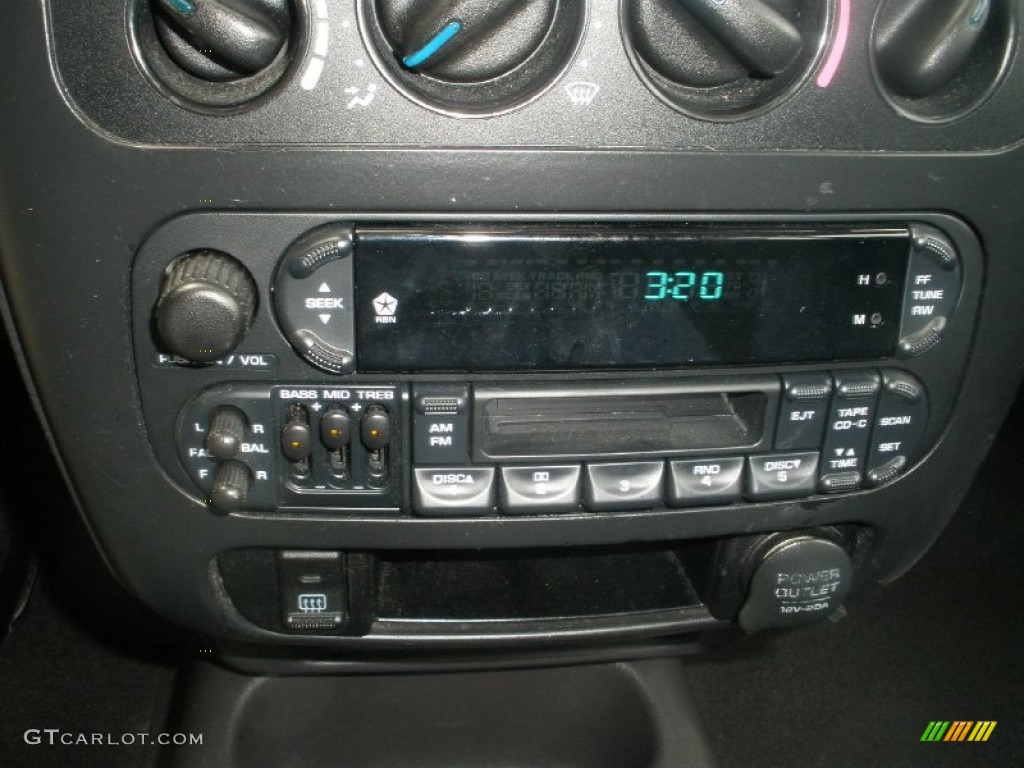 2000 Dodge Neon Highline Audio System Photos