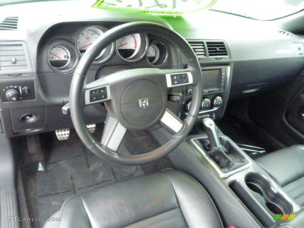 2010 Dodge Challenger R/T Dark Slate Gray Dashboard Photo #80503291