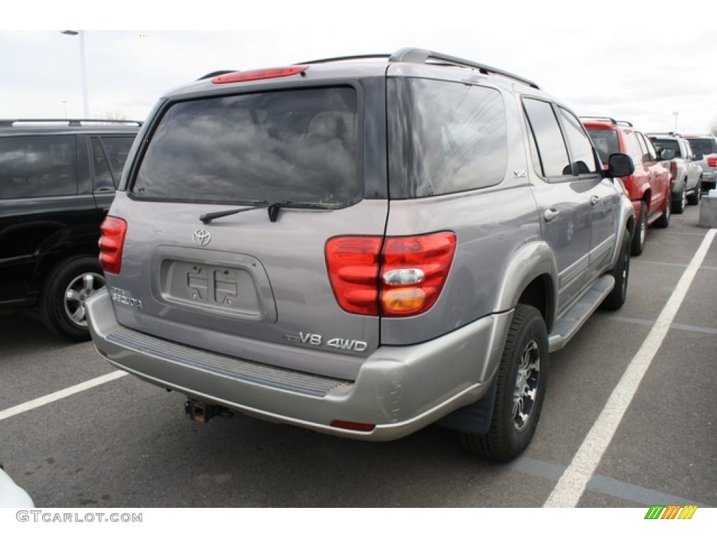 2002 Sequoia SR5 4WD - Thunder Gray Metallic / Charcoal photo #2